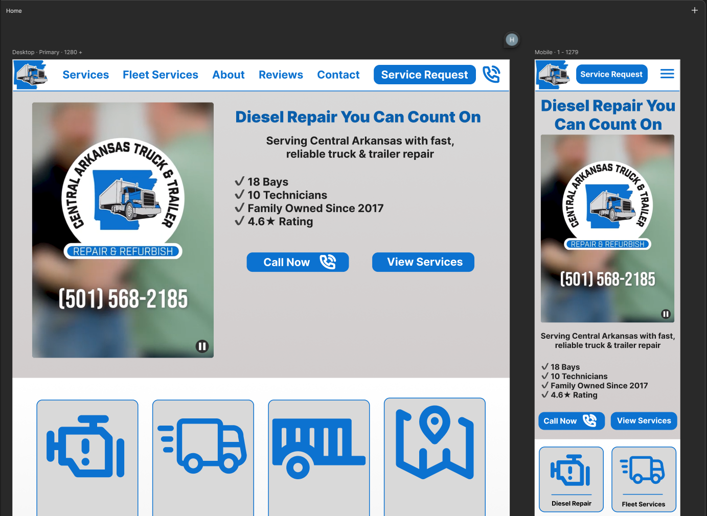 Site Prototype Screenshot